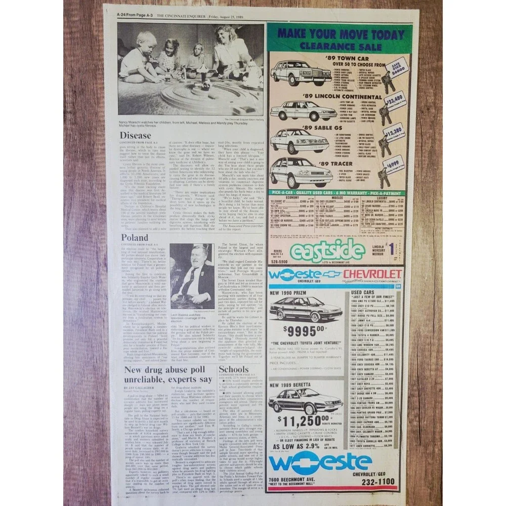 1989 Aug: Cincinnati Enquirer MLB Baseball - Reds Pete Rose Suspended/Banished!